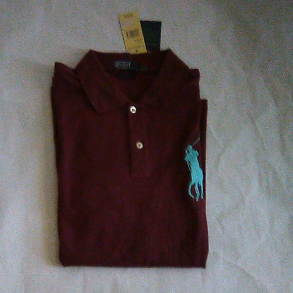 Polo Ralph Lauren Other - Polo Ralph Lauren Burgundy Shirt New Size XL
